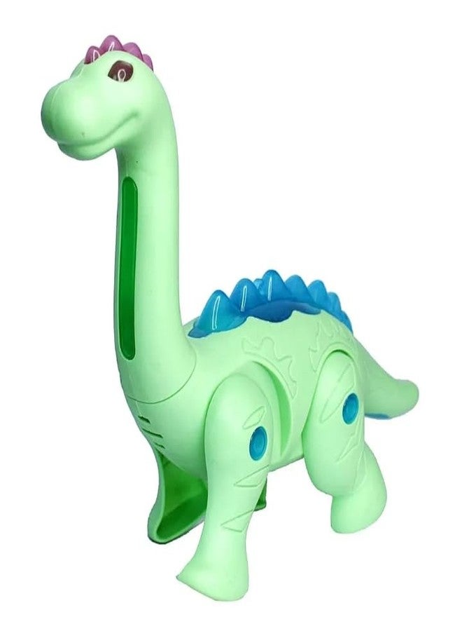 Manos Dinosaur Baby Toddler Stroller Push Button Pull Toy for Boys and Girls, Multicolour - Image 1